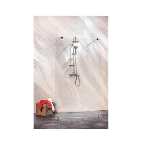 Paravan dus - Paravan de dus Freedom I 107 x 195 cm crom Sanotechnik