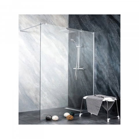 Paravan dus - Paravan de dus Freedom II 148-149 x 195 cm crom Sanotechnik