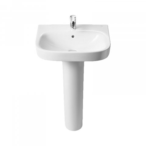 Piedestal complet din portelan pentru lavoar Debba 180 x 140 x 720 mm Roca [1]