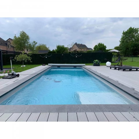 Piscina FAMILY 900/150 constructie clasica + Sistem Complet + Camin Tehnic 900 X 395 X 150 Fibrex [1]