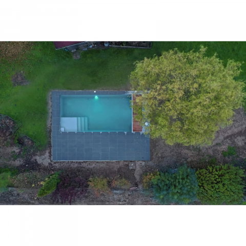 Piscina FAMILY 900/150 constructie clasica + Sistem Complet + Camin Tehnic 900 X 395 X 150 Fibrex [4]