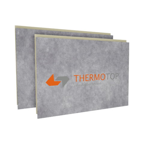 Placi termoizolante - Placa termoizolanta din spuma PIR 100mm BV/BV Thermotop