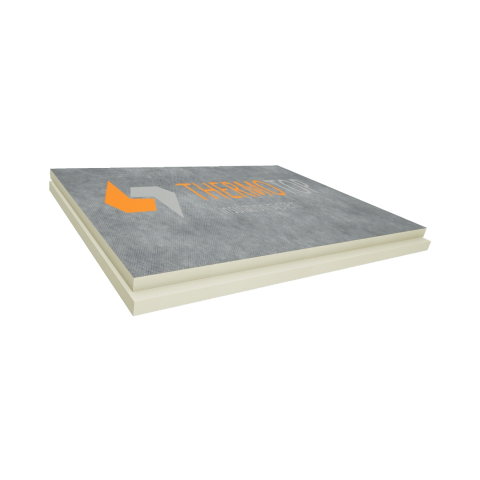 Placa termoizolanta din spuma PIR 100mm BV/BV Thermotop [6]
