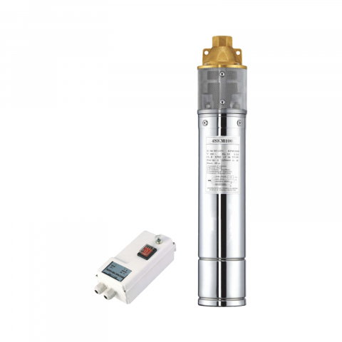 Rezervoare de stocare, pompe si hidrofoare - Pompa submersibila 4 SKM 100 cu panou control IBO