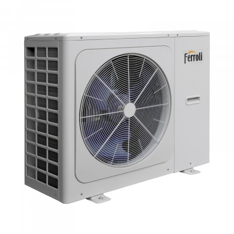 Pompa de caldura aer-apa tip split cu boiler incorporat (compresor Inverter R32) Omnia ST 3.2 HI6 16T Ferroli [2]