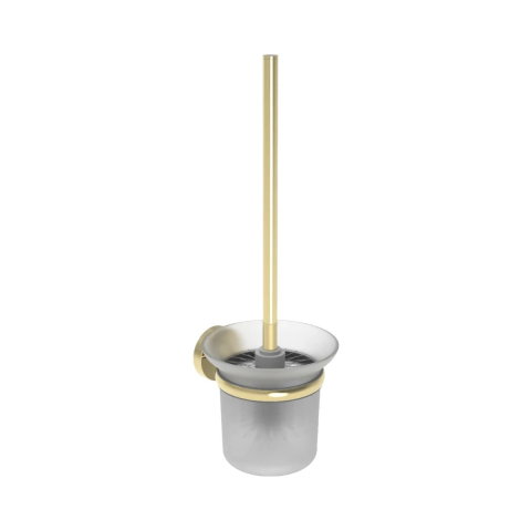 Accesorii baie - Perie WC cu suport Iobagno Alfa AC1514GO auriu