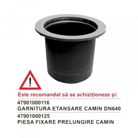 Canalizare exterioara - Prelungire KompactKIT pentru camin vizitare PEHD L=300 mm