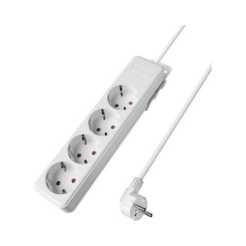 Prelungitoare si derulatoare - Prelungitor Braytron XLine 4 prize 1.5 m 16A alb