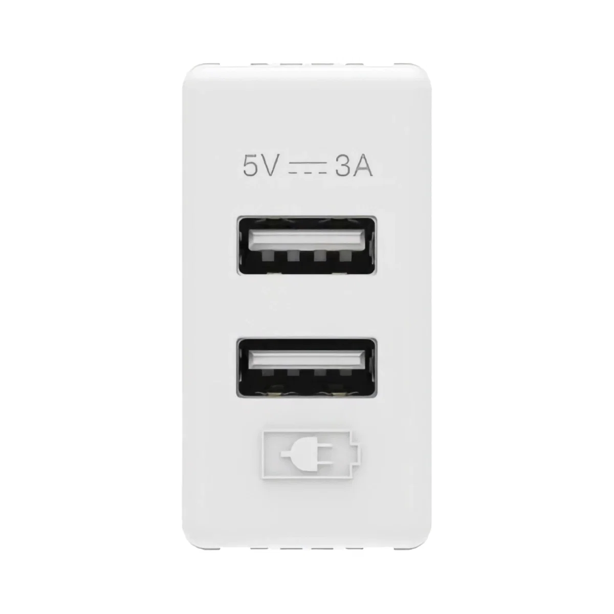 Prize - PRIZA 2XUSB 3A 1M ALB SYSTEM - GEWISS | GW20362