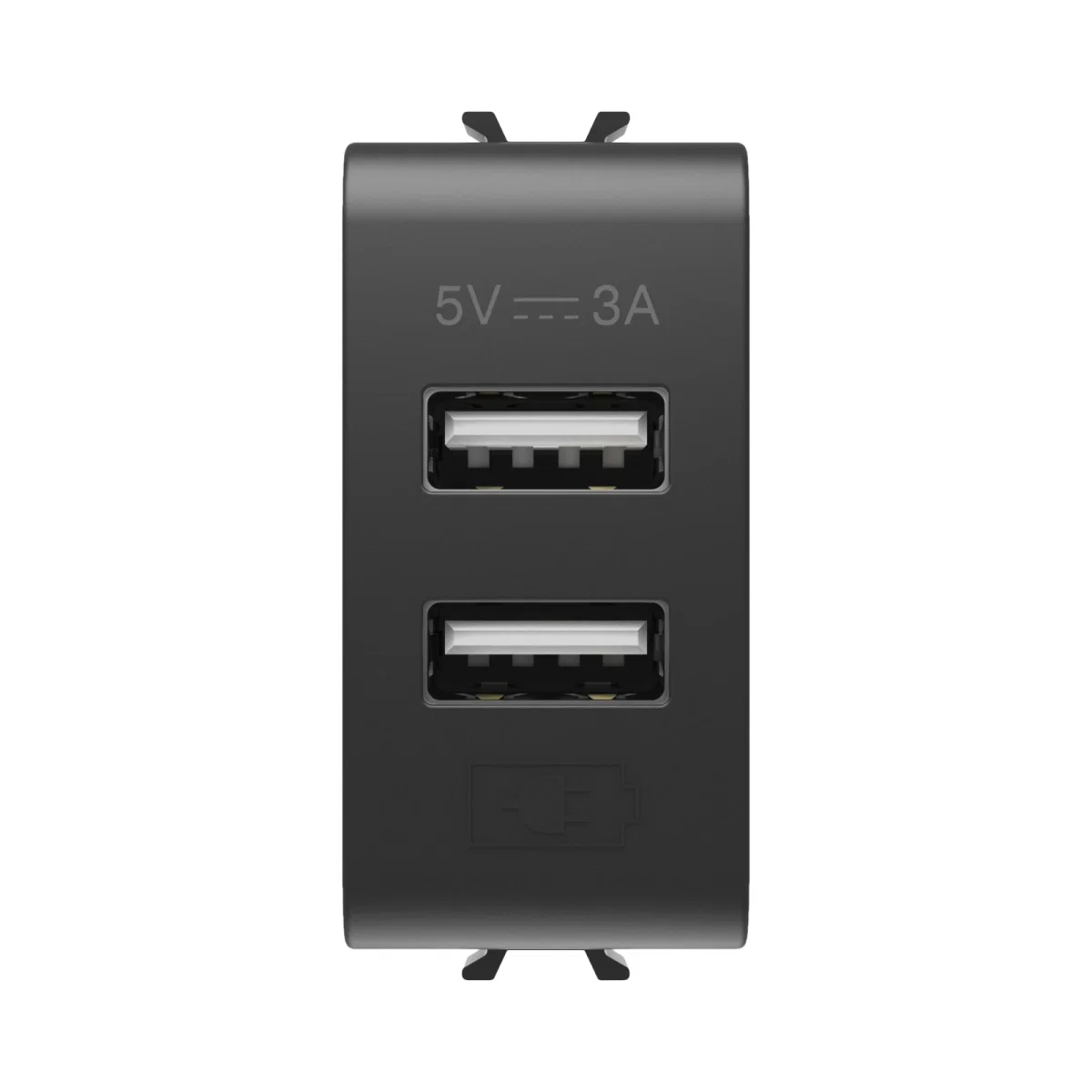 Prize - PRIZA 2XUSB 3A 1M NEGRU SYSTEM - GEWISS | GW12447
