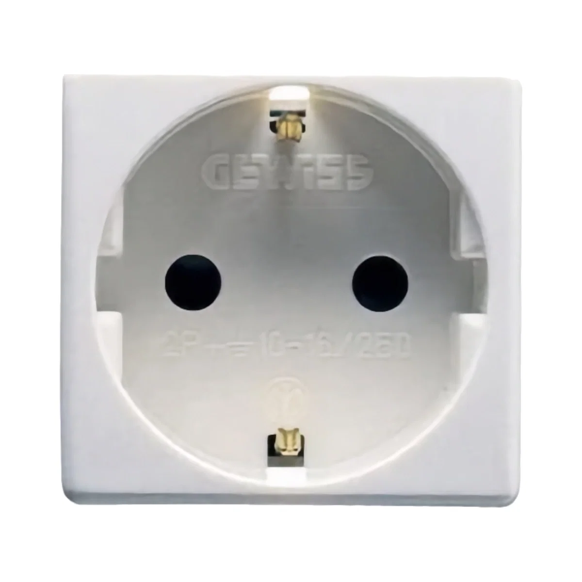 Prize, intrerupatoare si variatoare - PRIZA SCHUKO 2M 16A ALB SYSTEM - GEWISS | GW20265