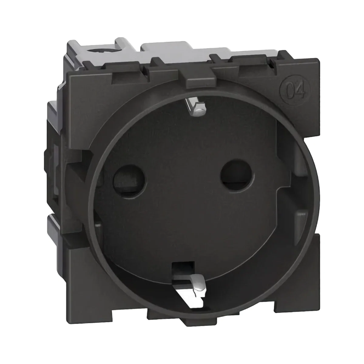 Prize, intrerupatoare si variatoare - PRIZA SCHUKO 2M 16A NEGRU - LEGRAND | KG4141