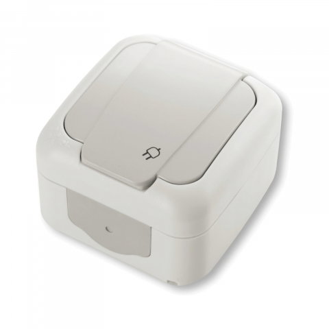 Prize - Priza schuko IP54 Gri Palmiye Viko by Panasonic