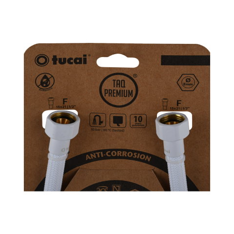 Racord apa Premium 1/2" x 1/2" alb L= 400 mm Tucai [1]