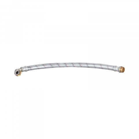 Accesorii hidrofoare - Racord cu invelis din cauciuc pentru hidrofor cu cot 1" FI-FE 65 cm