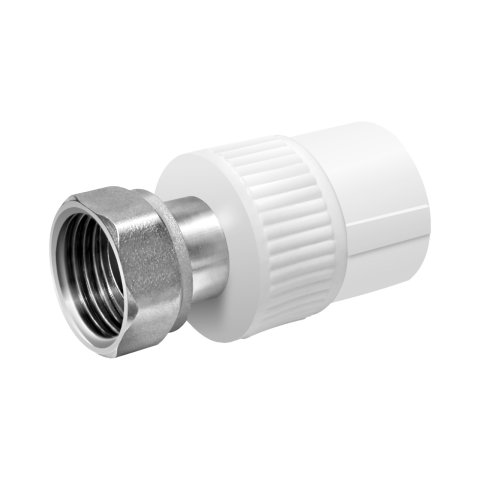 Tevi si fitinguri PP-R - Racord cu semiolandez PPR D.20 x 1/2" filet interior TE-MA