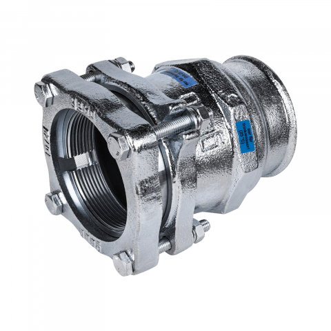 Tevi si fitinguri fonta si otel - Racord rapid cu flansa filet interior 4" IF Gebo