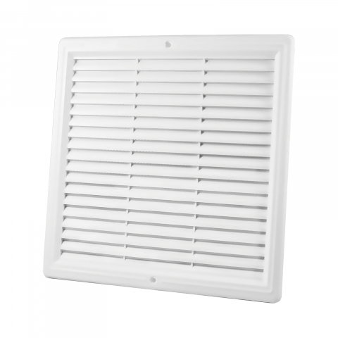 Grila ventilatie baie - Rama aerisire cu plasa din plastic 200 x 200 mm