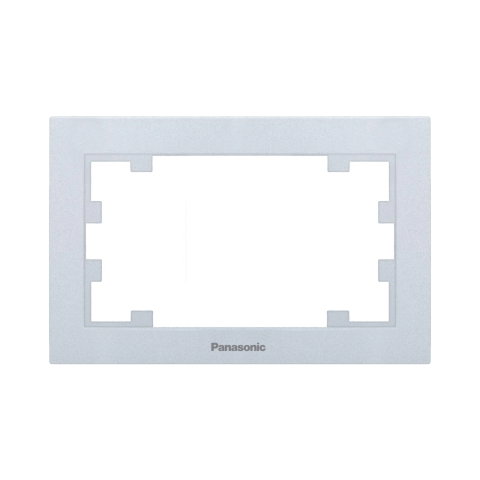 Rame - Rama pentru priza dubla Karre Plus 55 Silver