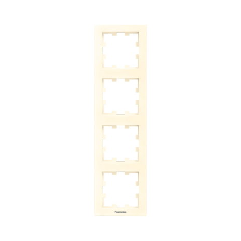 Rame - Rama priza 4 module verticala Karre Plus 55 Bej
