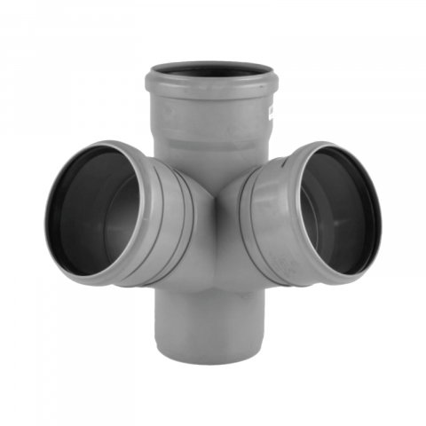 Canalizare interioara PP - Ramificatie de colt PP D.110 x 110 x 110 mm x 67 grade