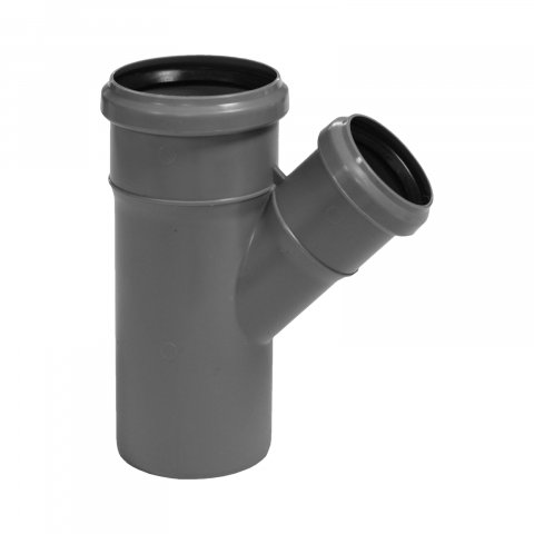 Canalizare interioara PP - Ramificatie PP D.75 x 50 mm x 45 grade