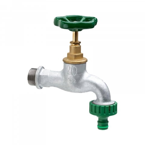 Robineti apa - Robinet de evacuare din fonta (pentru racordarea furtunului cu cuplaj rapid) 1/2" Viking Valvex