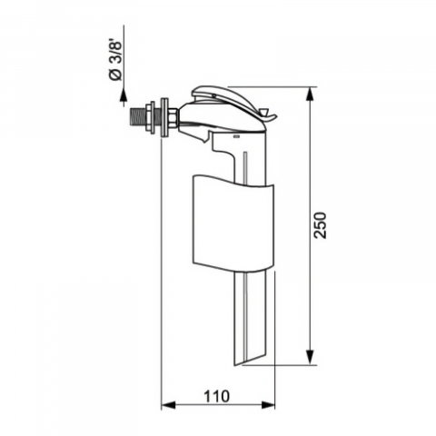 Robinet flotor cu servo-valva cu depanare Wirquin [1]