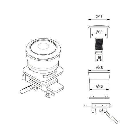 Robinet flotor Nanotek alimentare laterala 1/2" Eurociere [2]