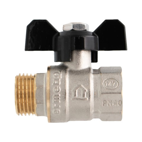 Robinet sfera tip fluture alama 1/2" filet interior - filet exterior SLK [1]