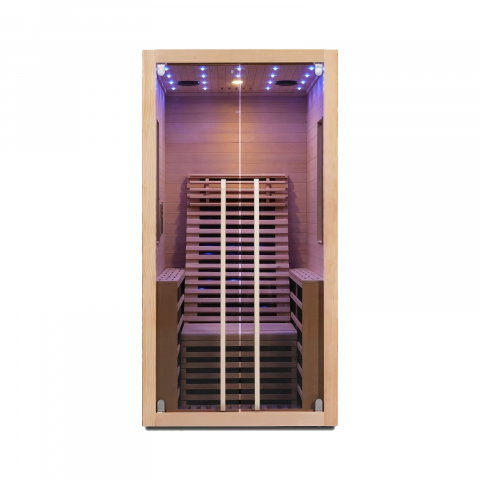Sauna uscata cu incalzitor de carbon-magneziu, 100 x 130 x 195 cm, Carbon 1 Sanotechnik [3]
