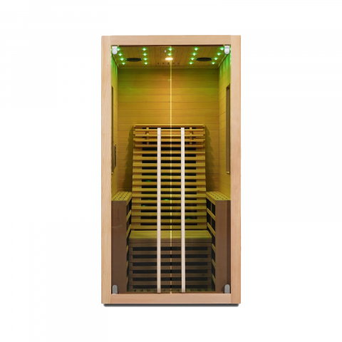 Sauna uscata cu incalzitor de carbon-magneziu, 100 x 130 x 195 cm, Carbon 1 Sanotechnik [4]