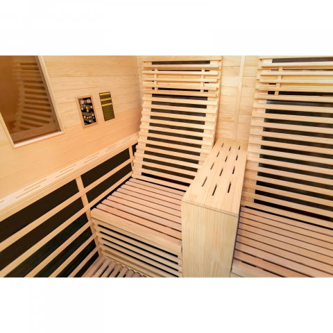 Sauna uscata cu incalzitor de carbon-magneziu, 180 x 150 x 195 cm, Carbon 2 Sanotechnik [2]