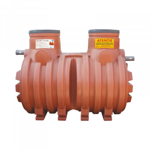 Sisteme epurare ape uzate - Separator grasimi NCAROS V-PEHD subtr NG15 aquaClean Valrom