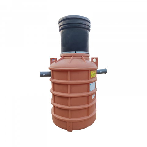 Sisteme epurare ape uzate - Separator grasimi necarosabil NG4 cilindric vertical aquaClean Valrom
