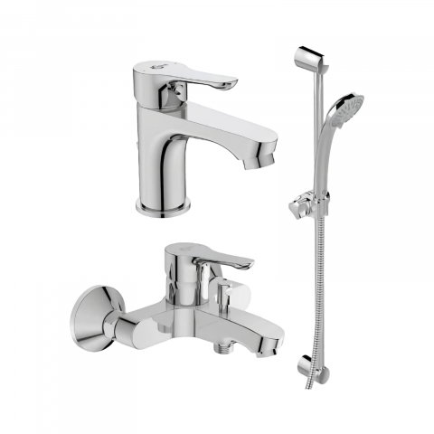 Pachete baterii - Set baterii baie Ideal Standard Alpha 3 in 1 crom BC486AA BC654AA B1489AA