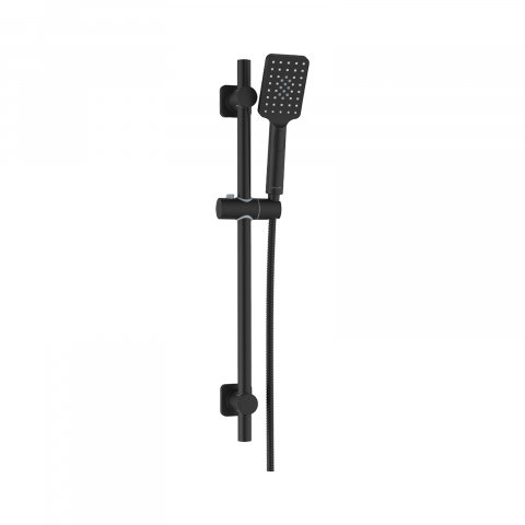 Baie - Set de dus cu bara cu 3 functii LOFT Black Valvex