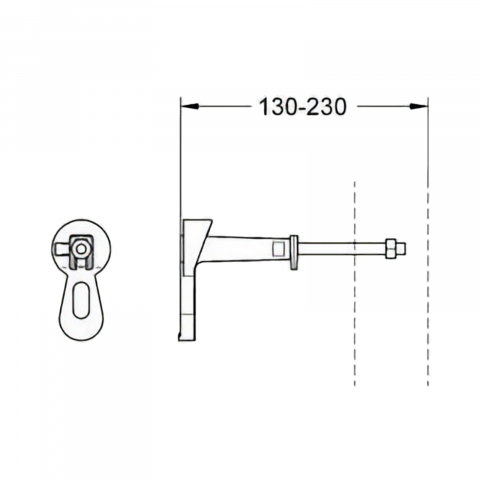 Set de fixare Grohe pentru rezervoare wc [1]