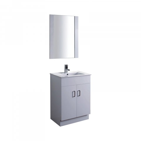 Set mobilier cu lavoar - Set Mobilier cu lavoar si oglinda 600 x 850 x 460 Blanca Belform