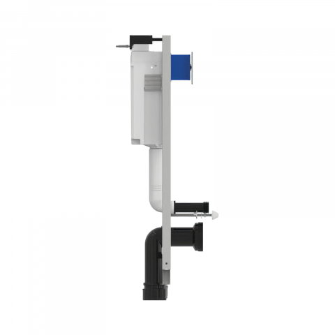 Set rezervor incastrat ProSys Eco M cu cadru metalic si clapeta Oleas M2 Crom Lucios Ideal Standard [2]