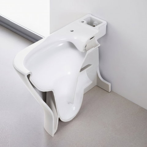 Set vas WC stativ compact Rimless The Gap Roca [5]