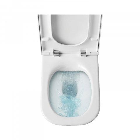 Set vas WC stativ compact Rimless The Gap Roca [2]