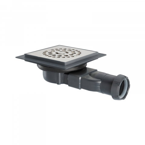Sifoane de pardoseala - Sifon pardoseala cu capac inox si membrana antimiros Venisio compact Soda Wirquin