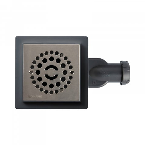 Sifon pardoseala cu capac inox si membrana antimiros Venisio compact Soda Wirquin [2]