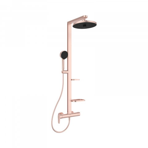 Coloane de dus - Sistem de dus cu baterie dus Ceraflow Alu+ Roze Ideal Standard