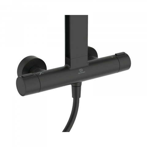 Sistem de dus cu baterie dus termostatata Ceratherm Alu+ Negru Ideal Standard [1]