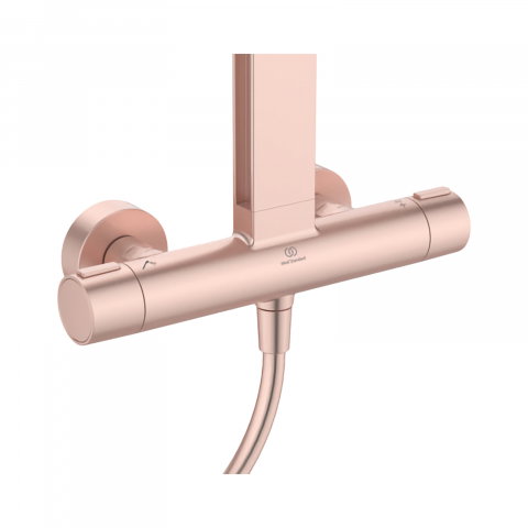 Sistem de dus cu baterie dus termostatata Ceratherm Alu+ Rose Ideal Standard [1]