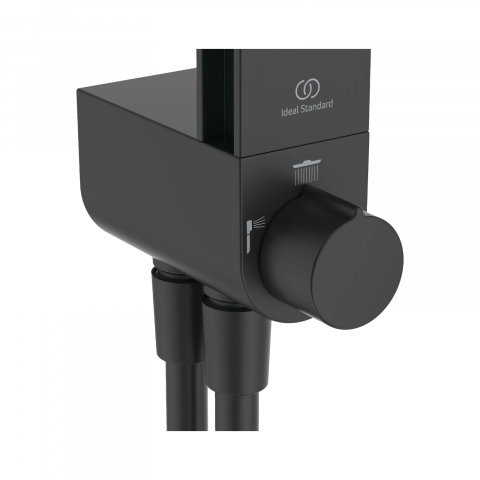 Sistem de dus cu divertor Ceraflow Alu+ Negru Ideal Standard [1]