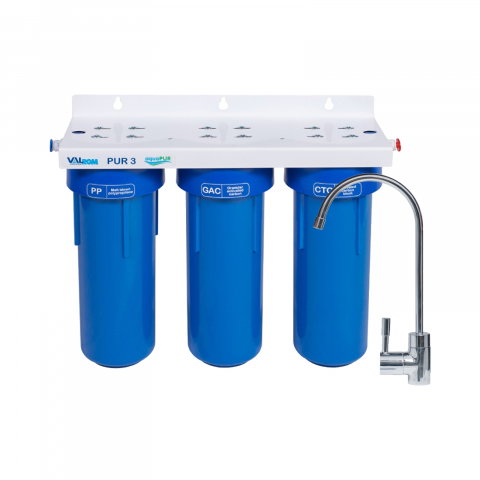 Sisteme de filtrare in etape - Sistem filtrare PUR3 aquaPUR 10 Valrom