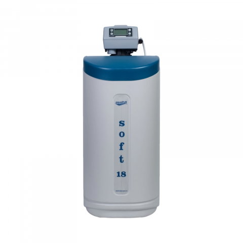 Statii dedurizare - Statie dedurizare aquaPUR SOFT 18 CAB Q= 1,5 mc/h SARE 43KG (CU BY-PASS) Valrom